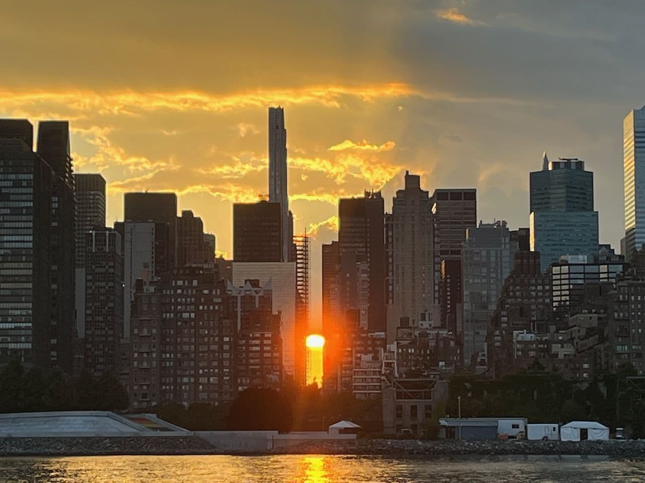 Sunset over Manhattan
